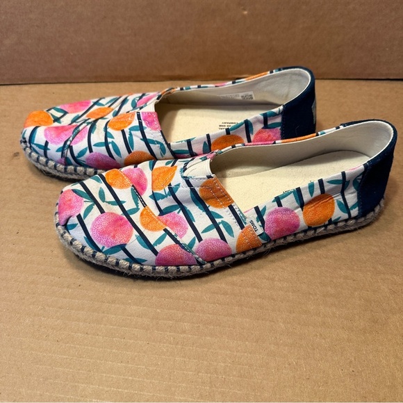 Toms Alpargatas in Natural Citrus, espadrille design, sz 9.5, summery - Picture 4 of 9